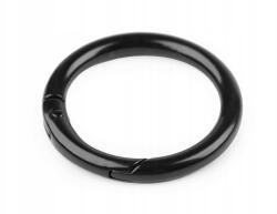 Stoklasa Karabiner kerek fekete lakk átmérő 32 mm 1 db (790502_239983_102512)