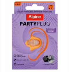 Alpine PartyPlug Füldugók Átlátszó Zenei Szűrő Stopper 3pár (300.01.101)