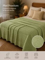Ralex Pucioasa Pled Waffles 100%bumbac (Verde)