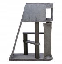 TRIXIE Active kaparófa, 96 x 38 122 cm, mászókával, szürke Változat: 1 db (TX-48145)
