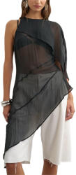 TOPSHOP Tunic Tsolisa One Shoulder Cape 31001541 C-N10 black