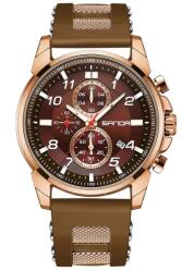 SANDA Editare: Ceas bărbătesc SANDA CK-41818 - Maro / Auriu KP41818 Ceas