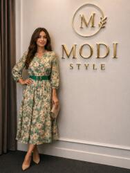 Modi style Rochie elegantă verde-40
