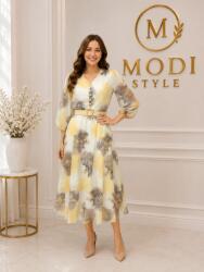 Modi style Rochie elegantă cu nasturi funcționali-40
