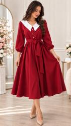 Modi style Rochie elegantă-roșu-XS