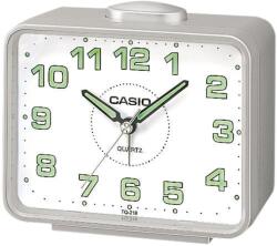 Casio TQ-218-8EF analóg ébresztőóra szürke tok fehér számlappal