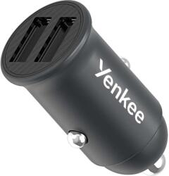 YENKEE YAC 2012 Mini dupla USB autós töltő 4 A fekete