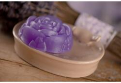 Růže Săpun Rose Lavender într-o pungă de organza, mix, alb, violet 90g