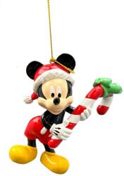 Disney Karácsonyfadísz Disney Mickey cukorpálcával 9 cm többszínű