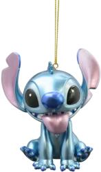 Disney Karácsonyfadísz Disney Stitch fémes 9 cm fémkék