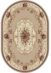 Delta Carpet Covol Oval, 200 x 300 cm, Bej / Crem, Lotos 507 (LOTUS-507-100-O-23) Covor