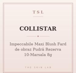Collistar Impeccabile Maxi Blush Colorete En Polvo Recarga 10-Marsala 8g