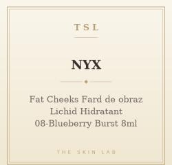 NYX Fat Cheeks Colorete Liquido Hidratante 08-Blueberry Burst 8ml