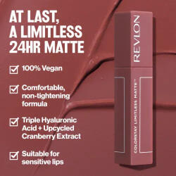 Revlon Colorstay Limitless Matte Barra De Labios Liquida 003-Upper Hand 1 U
