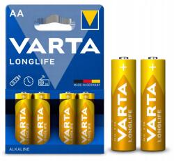 VARTA Longlife Aa LR6 alkáli elem 1, 5V 4 db bliszter E91 AM3 Mignon (4106)