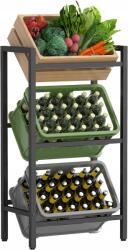 SONGMICS Tárolószekrény fém Songmics 116, 1 x 55 x 36 cm max 150 kg polconként (BSC353B01)