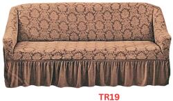 DELFIN Huse Elastice Din Jacquard Cu Volan Pt Canapele 185-220cm Cod TR19