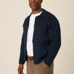 Peregrine Compton Knitted Shirt - Navy - M