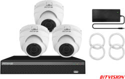 Amiko Home 3 kamerás 5Mp-es kamera szett rögzítővel