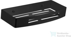 Omnires UNI 30x13 cm-es polc, matt fekete UN10331BL (UN10331BL)