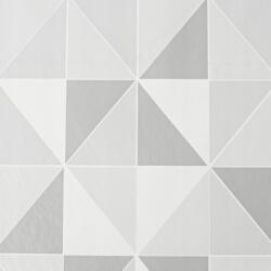 Contour Fehér-szürke Vinil Tapéta Flizelin Geometriai Minták (112646)