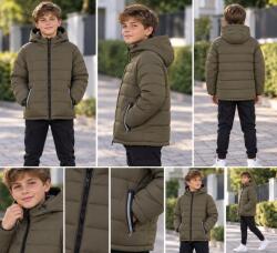 Mayoral Steppelt kabát fényvisszaverő csíkokkal Mayoral 7458 khaki 160 (7458)
