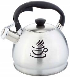 Klausberg Vízforraló Síppal 2, 8L Acél Thermo Minta Színt Vált A Tea (KB-7044)