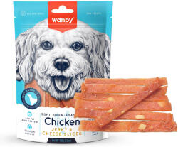Wanpy WANPY Jerky & Cheese Slices, XS-M, Pui și Brânză, punguță recompense câini (carne uscată), 70g WANPY Jerky & Cheese Slices, XS-M, Pui și Brânză, punguță recompense câini, (carne uscată), 70g