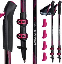 EVI Alumínium Teleszkópos Botok Nordic Walking Összecsukható Túrázás Hegyek Könnyű (SHP-1160)