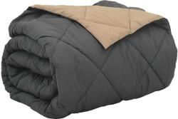 Pure Line Home Зимна двулицева олекотена завивка Color Comfort с полиестерен пълнеж, 300 г/м2, в антрацит и таупе