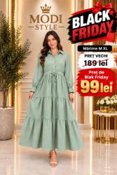 Modi style Rochie din muselina plină-M