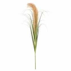  Planta artificiala decorativa cu stuf si iarba, 140 cm, verde-maro (AT1CT-IM1P-PL1D-SSDZ/735BR)