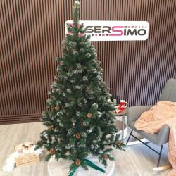 Sersimo Brad artificial nins cu conuri Sersimo Lidia, 200 cm, aspect natural (U-Lidia-WTCones-200)
