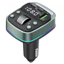 Techsuit Modulator FM Bluetooth Techsuit EchoDrive, 1 x USB-A - 2 x USB-C (aut/371581)