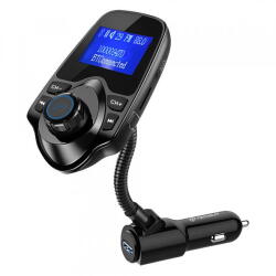 Techsuit Modulator FM Bluetooth Techsuit MFM4, 1 x USB-A - 1 x 3.5mm - 1 x microSD, Negru (acc/375050)