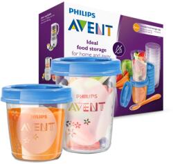 Philips Pahar alimentar reutilizabil Philips Avent (model SCF721/20) (SCF721/20) Set pentru masa bebelusi