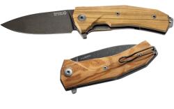 lionSTEEL KUR BUL / Nagyon robusztus zsebkés Sleipner pengével, PVD + kőmosással bevonva (LION0234)