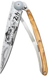DEEJO DEE724 TATTOO 24H LE MANS / Ultrakönnyű zsebkés a 24 órás Le Mans-i kiadásból, olívafa nyéllel - barna (DEE724)