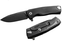 lionSTEEL ROK A BB / Luxus zsebkés tömör alumínium nyéllel és tartós M390 acél pengével - fekete (LION0157)