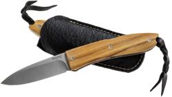 lionSTEEL 8800 UL OPERA / Zsebkés D2 acél pengével és olajfa nyéllel - barna (LION0089)