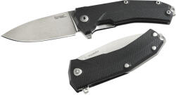 lionSTEEL KUR BK / Nagyon robusztus zsebkés Sleipner pengével és G10 nyéllel - fekete (LION0037)