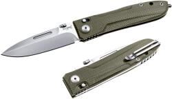 lionSTEEL 8710 GR BIG DAGHETTA / Összecsukható kés D2 acél pengével és G10 nyéllel - zöld (LION0033)