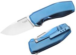 lionSTEEL N. ONE N1 BL / Összecsukható kés övcsipesszel, csavarok és szegecsek nélkül - kék (LION0283)