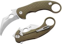 lionSTEEL L. E. ONE 1 A GS / Karambit zsebkés alumínium nyéllel - zöld (LION0223)