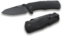 lionSTEEL TM1 CB / Nagyon robusztus zsebkés fekete pengével és szénszálas nyéllel - fekete (LION0053)
