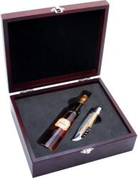 Laguiole DUB604 EPICURE / Ajándékkészlet: dugóhúzós zsebkés és kóstolóüveg francia Armagnac (COR DUB604)