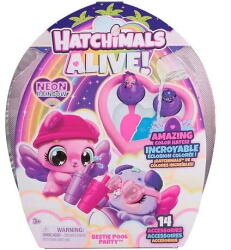 Spin Master Set figurine Hatchimals Alive Curcubeu, Spin Master, Bestie Pool Party (681147063952) - vexio Figurina