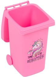 OffLimits Cutie mini tomberon roz Unicorn, DecorCasa, 9.7 x 7 x 14 cm