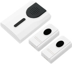 Prolech Sonerie Wireless DP-12 PROLECH 17-101, cu doua transmitatoare, Alba (17-101)