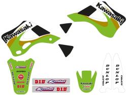 TECNOSEL Matricacsomag Csapat OEM Kawasaki 2000 TECNOSEL Váz, idomok és járműkiegészítők Matricák és járműdekoráció Egyéb matricák és dekorációs elemek